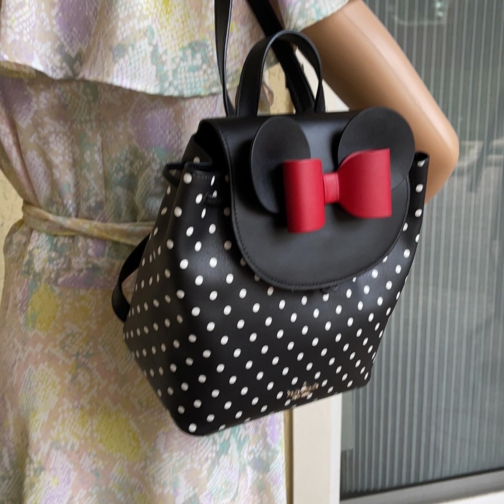 disney x kate spade new york minnie mouse backpack - Picture 4 of 16